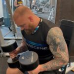 Hafþór Júlíus Björnsson Instagram - PR seated shoulder presses post surgery. Happy days, hope you all are having a great day! LET’S GO! I’ve been using the best peptides from @transcendhrt to maximise my recovery time from my pec tear! Link in my bio to get your blood work done and speak to a health specialist. HEALTH IS WEALTH!!