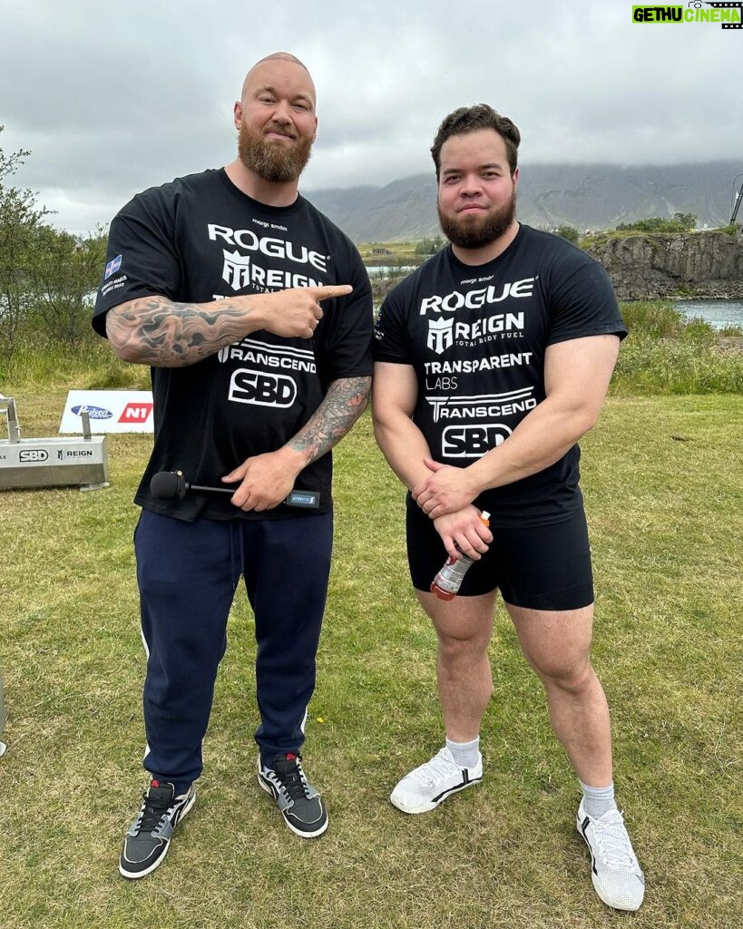 Hafþór Júlíus Björnsson Instagram - Back to back champ. Iceland’s Strongest Man 2023. Congratulations @kristjan.haraldsson