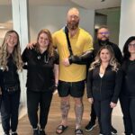 Hafþór Júlíus Björnsson Instagram - Kelsey and I had the privilege of being invited by Fountain Life to do a FULL health Check. Check out my YouTube now to see how we optimized our health proactively! Also a special thank you to all the staff who took great care of us @fountainlife
