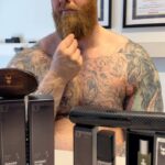 Hafþór Júlíus Björnsson Instagram – Was looking like a wolf in the wild after the surgery, so had to get a fresh trim coming back home. Used the beard straightener, day liquid tonic and beard balm from @thebeardstruggle for the finishing touches 😎 Link in bio or In my stories for at least a 20% OFF!!