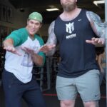 Hafþór Júlíus Björnsson Instagram – Caption this ? 

“ double it, and give it to the next guy “ Gold’s Gym Venice Beach California