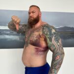 Hafþór Júlíus Björnsson Instagram – Doctor explains pec tear live on my YouTube channel. Link in my bio and stories
