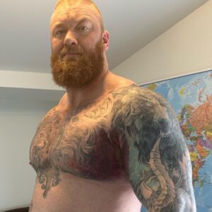 Hafþór Júlíus Björnsson Instagram - Pec tear update on my YouTube channel. Thank you all for the support, kind messages and love during these challenging times ahead. It really means the world to me. This is just a challenge and a small setback. I’ll come back stronger 🙏 Peace and love, Hafthor. Link in my bio & stories