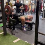 Hafþór Júlíus Björnsson Instagram – Great bench today. 240kg for a single and a drop down work with 200kg for a solid 5 reps. This was my last heavy session before my meet April 15th! @reignbodyfuel @thebeardstruggle