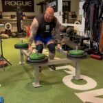 Hafþór Júlíus Björnsson Instagram – 390kg frame after some squats and Dinnie stones today.