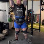 Hafþór Júlíus Björnsson Instagram – “Hey Thor what’s your hobby?” Me: throwing stones around…..

Stones overhead has always been my thing. 118kg overhead.  I will conquer my 137kg stone soon. Stay strong 🫡 Thor’s Power Gym