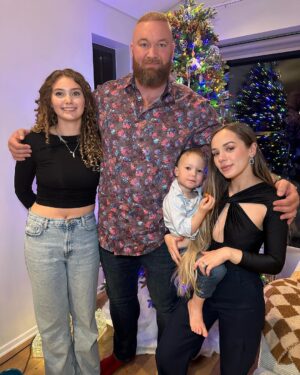 Hafþór Júlíus Björnsson Instagram - Happy New Year from my family to yours. 2023 was filled with so much love and happiness but also sadness with the loss of Grace and our future with her.  The new year will be difficult, especially with Grace’s due date in March but we are also hoping that 2024 will be our best year yet, hopefully with more happiness and love than ever before.