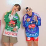 Haha Instagram - #하하X유권 머리에 물 뿌려 뿌려!!😎💦 #머리물뿌려 #ICEBOTTLE #하하 #haha #kiwelab #키위랩