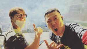 Haha Instagram - 사랑하는 @kjk76 우리형 💪 
생일을 너무너무 축하해여~ !❤️❤️

#우리형내동생#크로스#401정육식당#생일축하해요