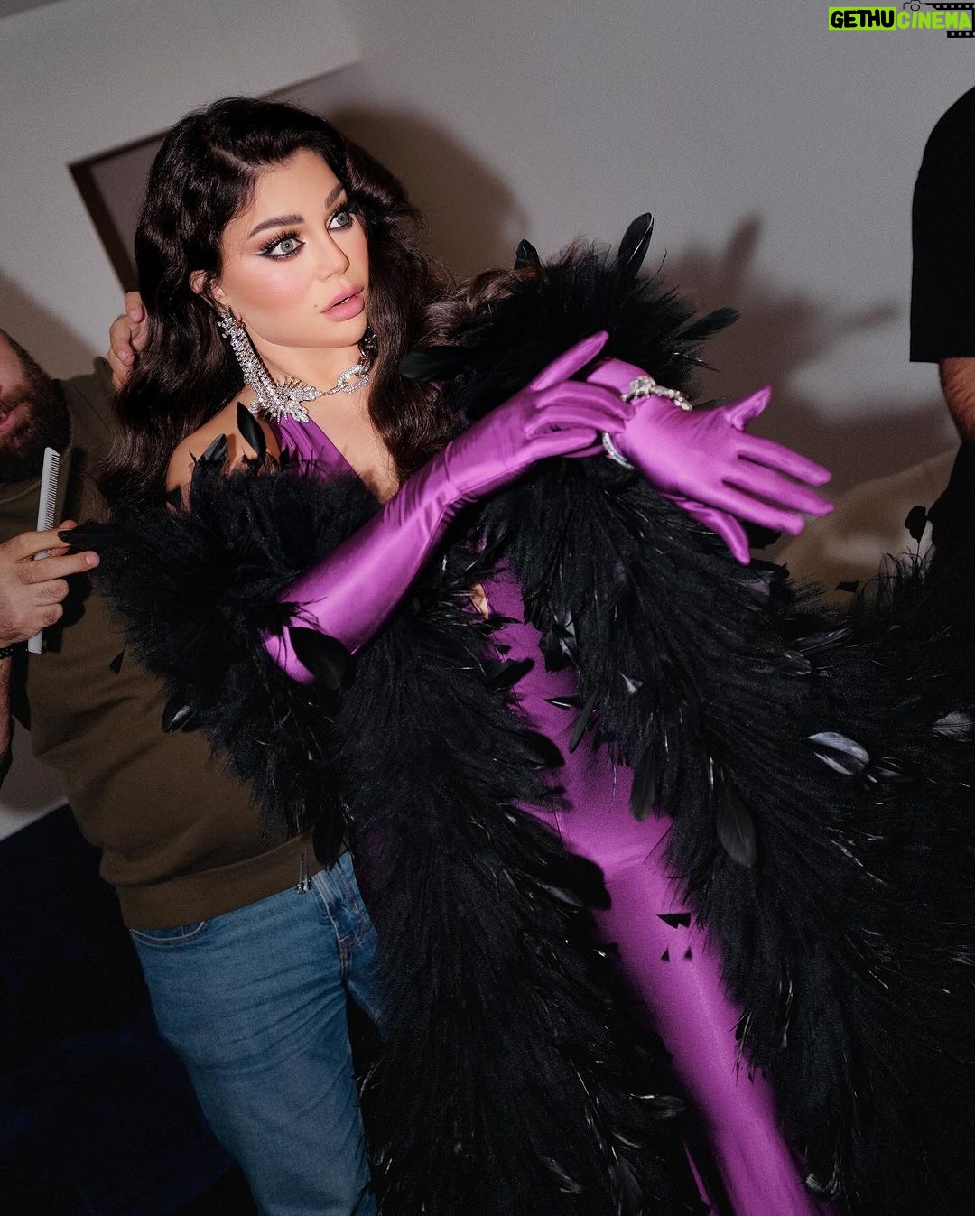 Haifa Wehbe Instagram - 𝑷𝒖𝒓𝒑𝒍𝒆’𝒔 𝑬𝒗𝒆 💜 #MrLebanon2024 #glam #beauty #explore #HaifaWehbe #اكسبلور #هيفاء_وهبي Casino du Liban
