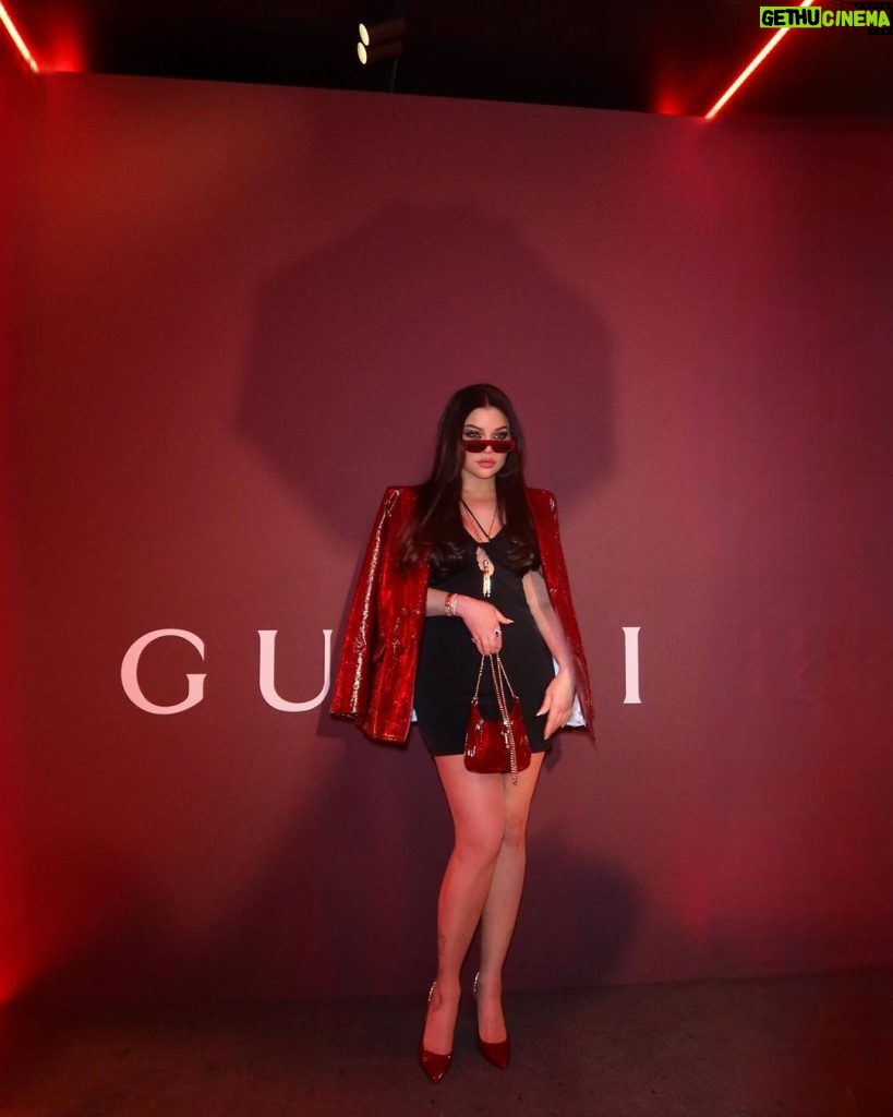 Haifa Wehbe Instagram - ANCORA Night✨ @gucci #PFW #HaifaWehbe #gucci #ancoragucci Bonnie