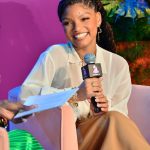 Halle Bailey Instagram - wow, yesterday was so surreal. thank you so much to @grammyu for inviting me to come speak & perform for all of the new beautiful music creatives of today. 🤍✨ i had such a blast speaking to y’all and i was so inspired by the energy in the room. also deeply grateful to @munilong (who is one of my all time inspirations!! )for coming and moderating the conversation, i felt like i learned so much from her 🥹what a great day 🎉and thank you again to grammyu for giving me the space to be myself and share my art 🤍✨i’m deeply grateful