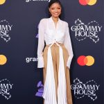 Halle Bailey Instagram - wow, yesterday was so surreal. thank you so much to @grammyu for inviting me to come speak & perform for all of the new beautiful music creatives of today. 🤍✨ i had such a blast speaking to y’all and i was so inspired by the energy in the room. also deeply grateful to @munilong (who is one of my all time inspirations!! )for coming and moderating the conversation, i felt like i learned so much from her 🥹what a great day 🎉and thank you again to grammyu for giving me the space to be myself and share my art 🤍✨i’m deeply grateful