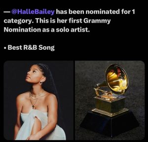 Halle Bailey Instagram - wow 🥹2023 is a year i will never ever forget ♥️looking back on this year i can’t believe this is my life, i’m so thankful to God 💕🥲also thankful to all of you for your unwavering support. let’s bring in this new year stronger than ever, life is what we make it 👼🏽❤️✨
