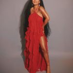 Halle Bailey Instagram – lady in red ♥️💃🏽✨the color purple comes out christmas day !