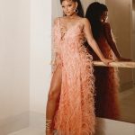 Halle Bailey Instagram - more detailed pics from live performance of angel ☁️✨i’m so happy you guys love this version !! 🥹