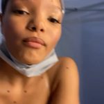 Halle Bailey Instagram - some more bts moments (can’t believe this was almost three years ago)💗… 1.. i found this old video of me i recorded on day 2 of filming part of your world .. face breaking out and all cause nerves lolll happy i have this to look back on 💗 2. under the sea wire work 3. javis last day 4. jonah & cardboard ariel 5. daveed & craig 6. ariel in her rags 7. last day of under the sea!