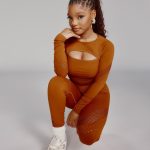 Halle Bailey Instagram - 🦋✨today is the day, and I'm so excited to officially share our Fall collection with you! shop my look, designed exclusively with @vspink #PinkPartner 🦋✨