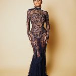 Halle Bailey Instagram - last night wearing @off____white for vanity fair 🖤