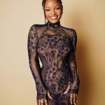 Halle Bailey Instagram - last night wearing @off____white for vanity fair 🖤