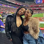 Halle Bailey Instagram - my sister took me to the superbowl ! 🥰👯‍♀️