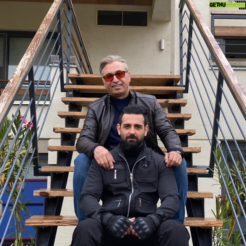 Hamid Farrokhnejad Instagram - با امیر حسین عزیز سریال “میدان سرخ” عکس از فتاح ذی نوری