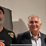 Hamid Farrokhnejad Instagram - شهریار دلها و بانو ، حضورتان در نمایش “خانه امن “ باعث افتخار ما بود ، ما از شما اعتبار میگیریم 💚🤍❤️