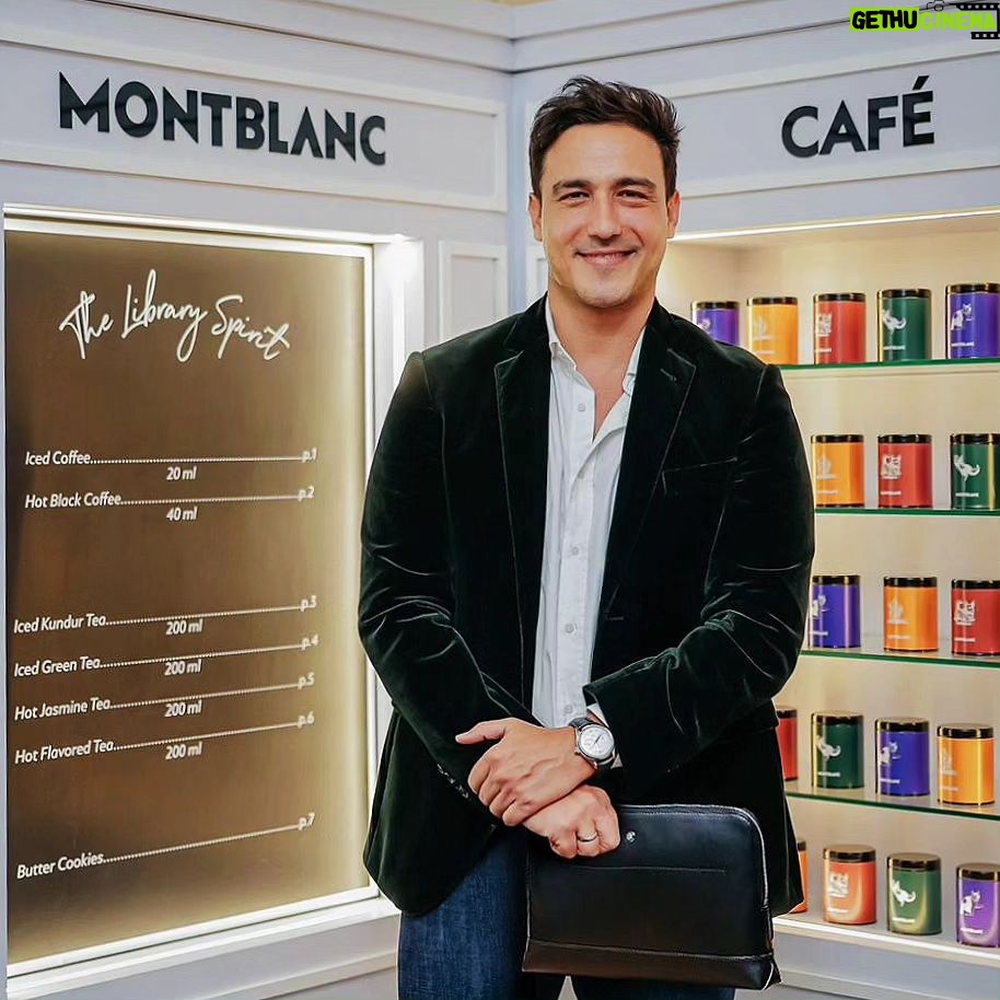 Hamish Daud Instagram - With each book, I embark on a quest for self-discovery and growth. With @montblanc, the timeless Montblanc Soft stand by my side and their adventures echos my personal journey. MontblancLibrarySpirit #InspireWriting #Montblanc_SEA