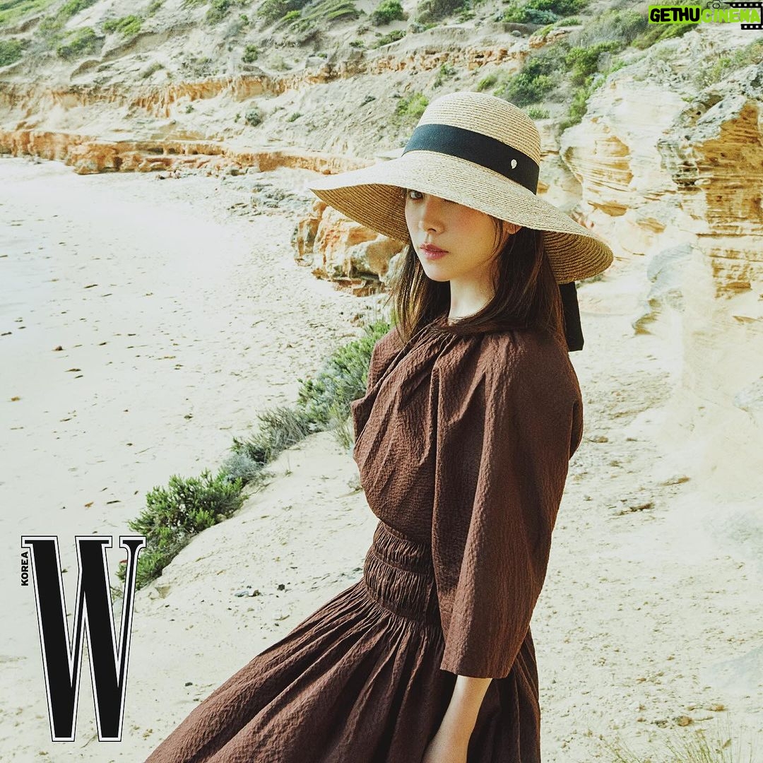 Han Ji-min Instagram - . W March issue 🩵 Melbourne, Victoria, Australia