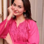 Hania Aamir Instagram - “Painting the town pink in @kiarabyhana’s embroidered masterpiece! 🌸 Who says fashion can’t be fun and fabulous? Not us! 💃 #KiarabyHana #PinkRosa #SlayingInStitches”