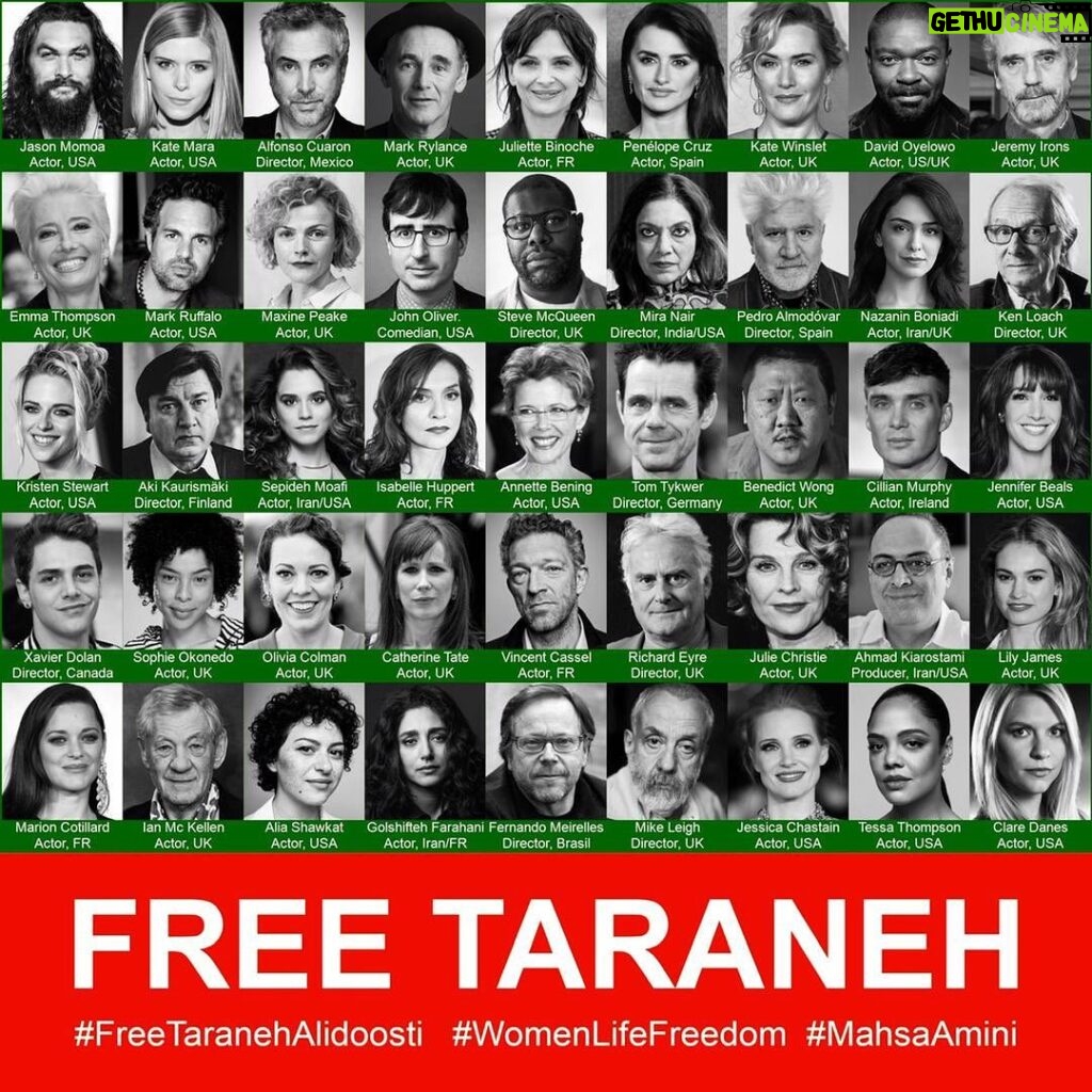 Hanie Tavassoli Instagram - بیش از 600 هنرمند در سراسر جهان با امضای نامه ای سرگشاده خواستار آزادی ترانه علیدوستی شدند. #ترانه_علیدوستی #ترانه_علیدوستی_را_آزاد_کنید لینک امضا در استوری #freetaranehalidoosti