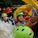 Hanis Zalikha Instagram - 🌊 HBSB Day Out 2024: Water Rafting Edition. Completely soaked in the fun! Ladies in @cakenis swimwear and kaftan, high quality durable swimwear crafted for water sports activities.