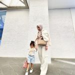 Hanis Zalikha Instagram - When we have matching get-ups, we OOTD! Still can’t believe my girl has left her baby phase behind so I must capture more moments like this 🥹 Anyhoo, this Puffy Mini Tote is the bag of the moment! You will see me a lot with it, I promise — it’s so spacious and so so cool. Sometime Bag @sometime_byasiandesigners just launched them yesterday so grab yours now!