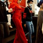 Hannah Delisha Instagram – Where’s the Big Bad Wolf?🤭
#KLFW2022 for @aliabastamamkl ♥️♥️

Dressed in @aliabastamamkl 
MUA: @austouxh 
Hijab Styling: @hijabstylingbylisa
📷: @raydhauddin