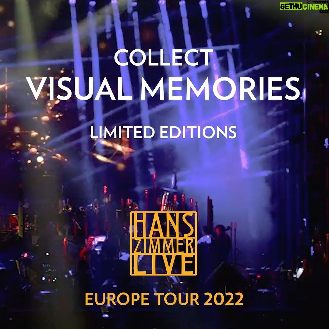 Hans Zimmer Instagram - In partnership with @activeimage.io, we are pleased to launch a new series of limited edition digital collectibles from our 2022 European tour. Discover more via the link in our bio #HansZimmerLive