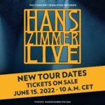 Hans Zimmer Instagram - @HansZimmerLive is coming BACK to Europe next year! We’ll be traveling around the continent next April, May and June. Tickets go on sale Wednesday, so make sure to get yours at hanszimmerlive.com.
