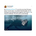 Hans Zimmer Instagram - So I hear you all are enjoying #PrehistoricPlanet on @AppleTVPlus? I too could listen to @davidattenborough's voice all day long…