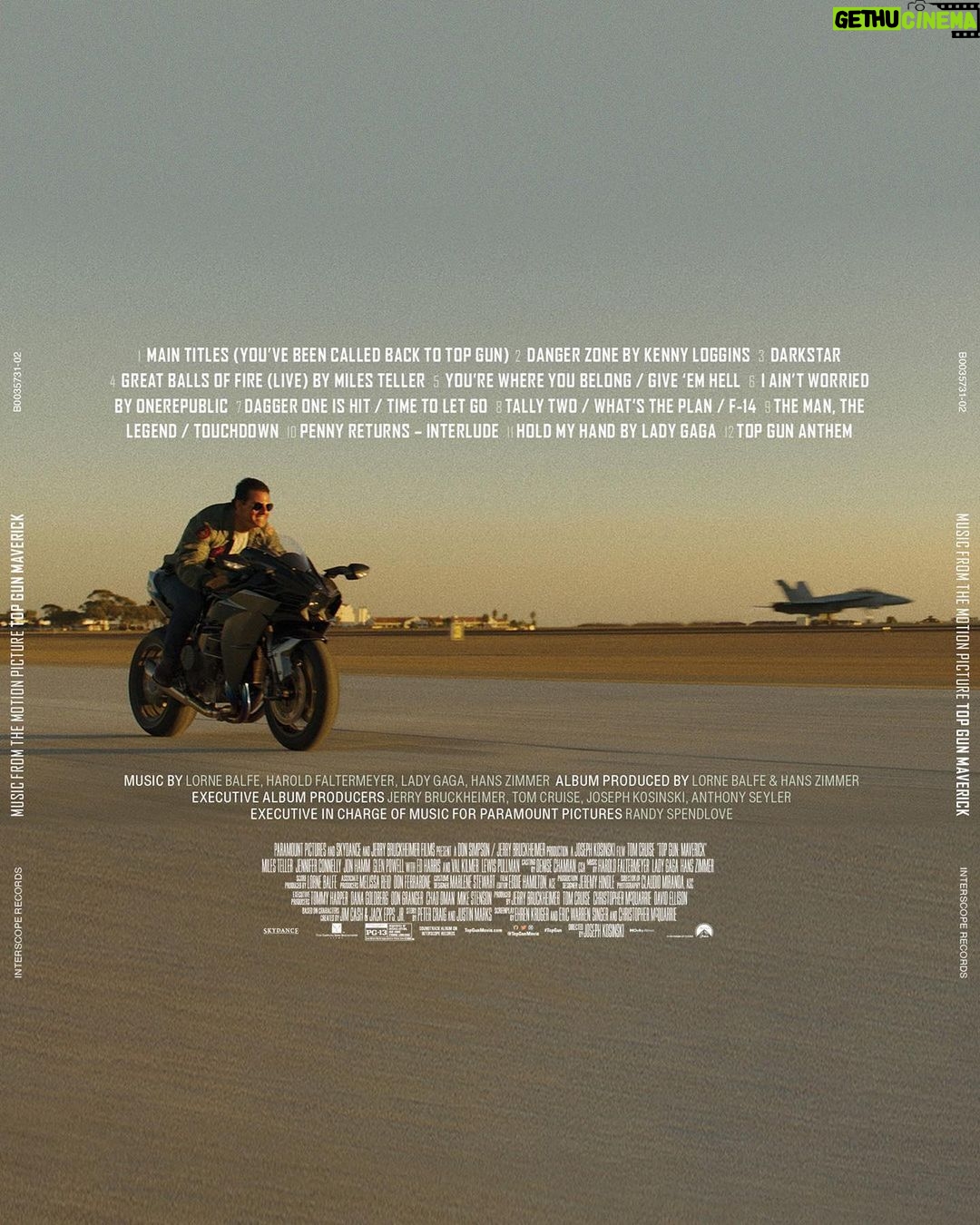 Hans Zimmer Instagram - #TopGun: Maverick. Music from the Motion Picture. Available May 27. Preorder at the link in my bio.