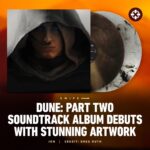 Hans Zimmer Instagram – The #DuneMovie vinyl soundtrack features some truly jaw-dropping artwork and includes the full film score by @hanszimmer. Link in bio for more.