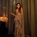 Hansika Motwani Instagram - Dxb ❤️ event ready Outfit - @falgunishanepeacockindia Jellwery- @arakkalgoldanddiamonds Make up- @ojmakeupartist Hair - @sara_hairstylista 📸- @bickiboss Armani Hotel, Burj Khalifa, Dubai