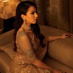 Hansika Motwani Instagram - Dxb ❤️ event ready Outfit - @falgunishanepeacockindia Jellwery- @arakkalgoldanddiamonds Make up- @ojmakeupartist Hair - @sara_hairstylista 📸- @bickiboss Armani Hotel, Burj Khalifa, Dubai