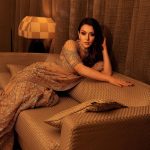 Hansika Motwani Instagram - Dxb ❤️ event ready Outfit - @falgunishanepeacockindia Jellwery- @arakkalgoldanddiamonds Make up- @ojmakeupartist Hair - @sara_hairstylista 📸- @bickiboss Armani Hotel, Burj Khalifa, Dubai