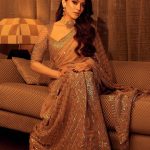 Hansika Motwani Instagram - Dxb ❤️ event ready Outfit - @falgunishanepeacockindia Jellwery- @arakkalgoldanddiamonds Make up- @ojmakeupartist Hair - @sara_hairstylista 📸- @bickiboss Armani Hotel, Burj Khalifa, Dubai
