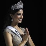 Harnaaz Kaur Sandhu Instagram - Dear, 13th December 2021, You’re very special to me. I’m grateful ❤️ And to my beloved country of India, I’ll keep making you proud🇮🇳🙏🏻 #proudindian Never stop believing in yourself and you’ll conquer it all.❤️