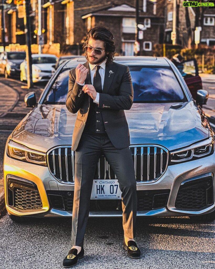 Haroon Kadwani Instagram - The plate says it all. #HK07 #THE7 #BMW #750i Toronto, Ontario