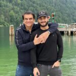Haroon Kadwani Instagram - Happy Birthday to my pillar of strength. You inspire me to become stronger everyday. Your hard work and dedication is beyond belief and your strive to perfection is unmatched. He calls himself a man of relationships - and to this day credits his mother for everything that he has achieved. I hope I can live up to your unnumbered expectations Dad! 😆❤️🥇 Love you, your super proud beta 🤍 Königssee, Bayern, Germany
