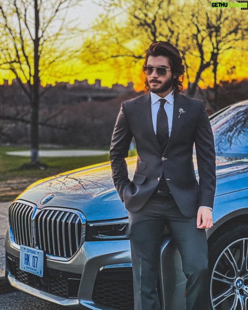 Haroon Kadwani Instagram - The plate says it all. #HK07 #THE7 #BMW #750i Toronto, Ontario