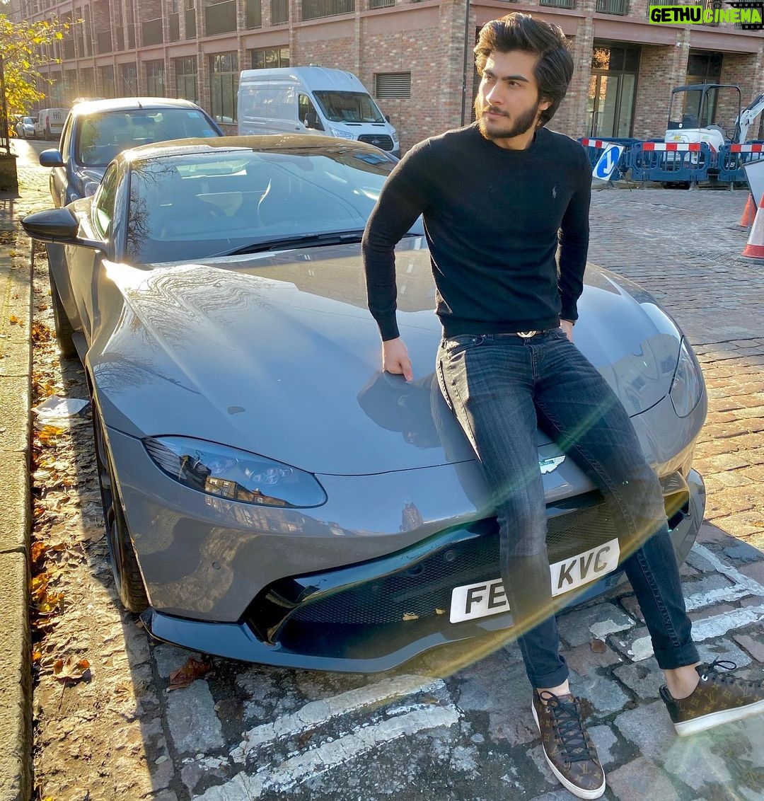 Haroon Kadwani Instagram - Talk about elegance and performance ⚡️ #AstonMartinVantage