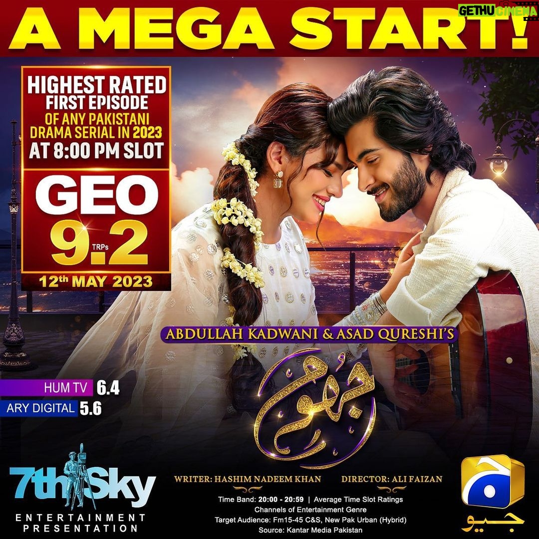 Haroon Kadwani Instagram - I would like to thank you all from the bottom of my heart for making this happen. Thank you for the overwhelming response and endless amount of love 💫❤️ @abdullah.kadwani @asadaqureshi @harpalgeotv @7thskyentertainment @hashimnadeem.official @ali.faizan.338 @zaranoorabbas.official @wajhifarookiofficial @javedsheikhofficial @usmaanpeeru @zainaconda @sidra.niazii @haariswaheed @noreengulwani @erum.akhtar @haroonshahidofficial @farhanaghaofficial @ahmedmajeedagloria @rehamrafiq @faiz.mua @mariekhan1 @umairtariq_ut