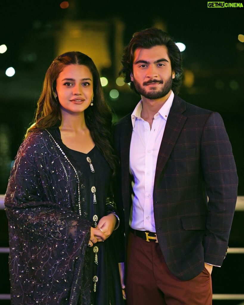 Haroon Kadwani Instagram - So Dr. Maryam ended up taking a picture with me 🤭 Watch the episode to find out why⁉️ #JHOOM 💫 @zaranoorabbas.official @harpalgeotv @7thskyentertainment